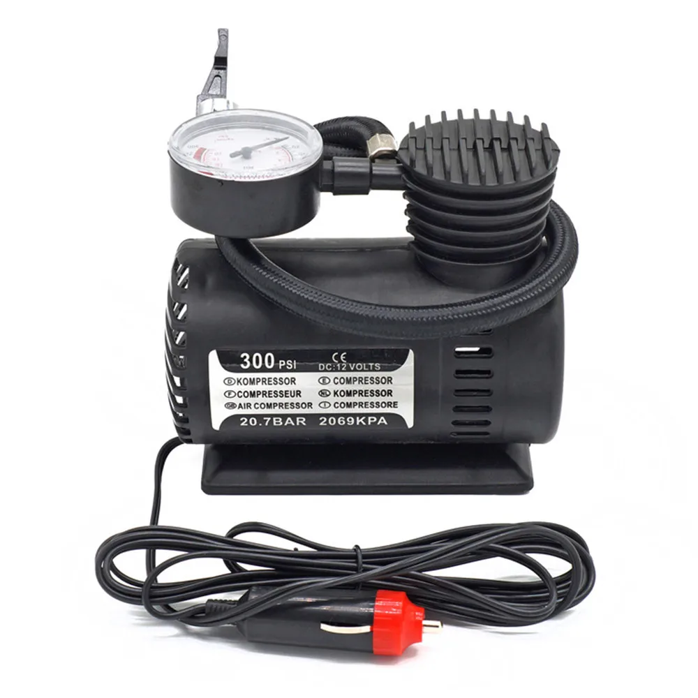 12V 300PSI Car Auto Portable Mini Electric Air Compressor Kit for Ball Bicycle Minicar Tire Inflator Pump Car Accessories #N
12V 300PSI Car Auto Portable Mini Electric Air Compressor Kit for Ball Bicycle Minicar Tire Inflator Pump Car Accessories #N