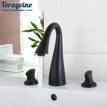 Bathroom Basin Tap Oil Rubbed Bronze Mixers Black 3PCS Set Bathtub Shower Basin Mixer Tap Faucet Deck Mounted
Bathroom Basin Tap Oil Rubbed Bronze Mixers Black 3PCS Set Bathtub Shower Basin Mixer Tap Faucet Deck Mounted