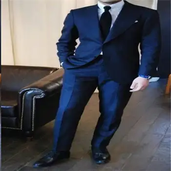 Custom Men Suit New slim fit navy blue suits Groom Tuxedos groommens suits wedding suits for mens (jakcet+Pants)
Custom Men Suit New slim fit navy blue suits Groom Tuxedos groommens suits wedding suits for mens (jakcet+Pants)