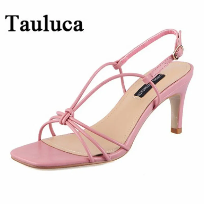 Summer Shoes Cross Ankle Strap Heels Women Sandals Sexy Ladies leather Open Toe Buckle Stiletto Shoes Korean Pink High Heels
Summer Shoes Cross Ankle Strap Heels Women Sandals Sexy Ladies leather Open Toe Buckle Stiletto Shoes Korean Pink High Heels