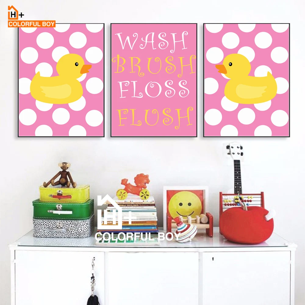 COLORFULBOY Yellow Duck Wall Art Canvas Painting Nordic Posters And Prints Cartoon Wall Pictures For Living Room Kids Room Decor
COLORFULBOY Yellow Duck Wall Art Canvas Painting Nordic Posters And Prints Cartoon Wall Pictures For Living Room Kids Room Decor