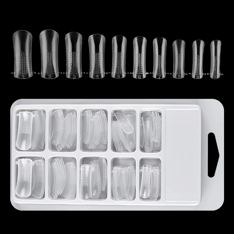 1set 100pcs False Nails Quick Poly Gel Builder Mold Form Finger Extension UV Tips Clip Manicure Polygel Tools New Nails Art
1set 100pcs False Nails Quick Poly Gel Builder Mold Form Finger Extension UV Tips Clip Manicure Polygel Tools New Nails Art
