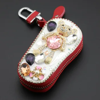 2019 Cartoon Diamond Bear Women Key Wallet Leather Girls Key Chain Housekeeper Keys Cover Organizer Case Female Key Holder Bag
2019 Cartoon Diamond Bear Women Key Wallet Leather Girls Key Chain Housekeeper Keys Cover Organizer Case Female Key Holder Bag