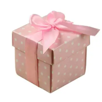 50pcs Blue Pink Dots Candy Boxes Gift Box Chocolate Bag Souvenirs Baby Shower With Ribbons Wedding Favors Event Party Supplies
50pcs Blue Pink Dots Candy Boxes Gift Box Chocolate Bag Souvenirs Baby Shower With Ribbons Wedding Favors Event Party Supplies