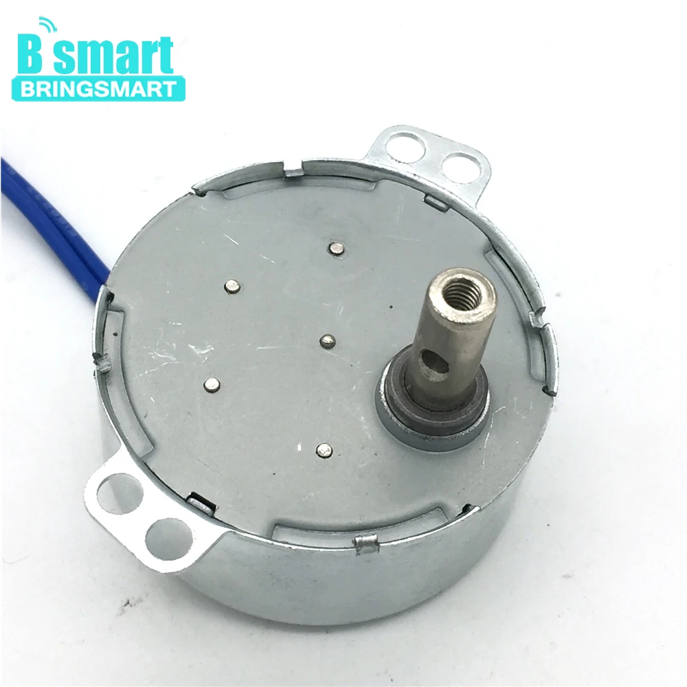 Bringsmart TYC-50 AC Geared Motor 110V 220V 1.4- 58rpm Oscillating Fan Motor Microwave Oven Mini AC Motor Gearbox
Bringsmart TYC-50 AC Geared Motor 110V 220V 1.4- 58rpm Oscillating Fan Motor Microwave Oven Mini AC Motor Gearbox