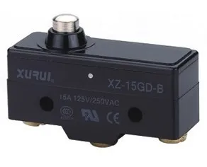 XZ-15GD-B NO + NC Миниатюрный Микро-переключатель SPDT, короткий язычковый Плунжер типа 15A 125V
XZ-15GD-B NO + NC Миниатюрный Микро-переключатель SPDT, короткий язычковый Плунжер типа 15A 125V