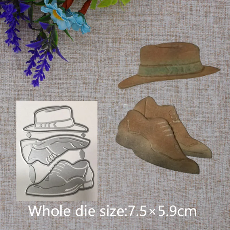 New Arrival Hat Shoes Metal Steel Cutting Dies Stencil DIY Scrapbook Decorative Photo Album Embossing Paper Card Craft 75x59mm
New Arrival Hat Shoes Metal Steel Cutting Dies Stencil DIY Scrapbook Decorative Photo Album Embossing Paper Card Craft 75x59mm