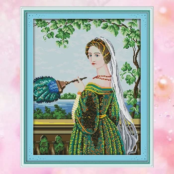 Joy Sunday Chinese crossstitch kits needlework set girl dress DMC14CT11CT cottonfabric deco painting gift art factory wholesale 
Joy Sunday Chinese crossstitch kits needlework set girl dress DMC14CT11CT cottonfabric deco painting gift art factory wholesale