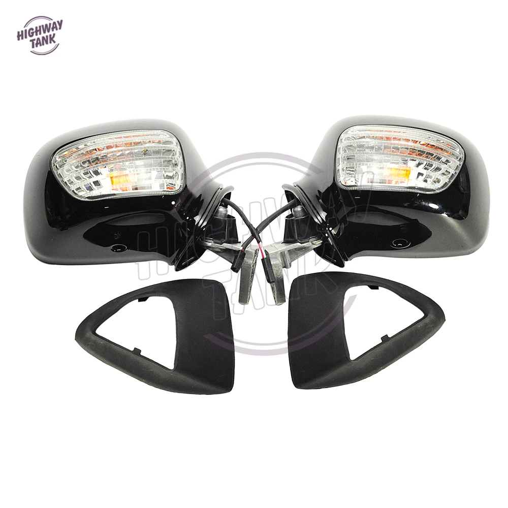 Black Motorcycle Rear View Mirror Turn Signal Light Clear Lens Case for Honda Goldwing GL1800 2001-2011
Black Motorcycle Rear View Mirror Turn Signal Light Clear Lens Case for Honda Goldwing GL1800 2001-2011