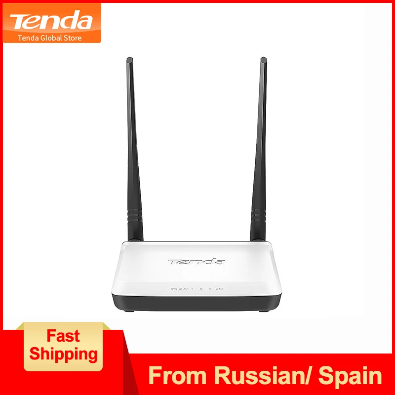 Tenda N300 300Mbps Wireless WiFi Router,Repeater,Wireless AP+Switch+ Firewall integrated, Mutil Language Firmware, Easy Setup
Tenda N300 300Mbps Wireless WiFi Router,Repeater,Wireless AP+Switch+ Firewall integrated, Mutil Language Firmware, Easy Setup