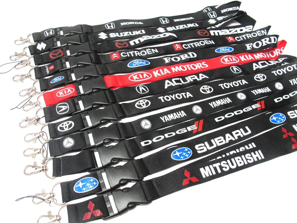ONE PC Mens CAR Logo Badge Lanyard for Keys ID Holders Mobile Phone Neck Straps For Ford Honda
ONE PC Mens CAR Logo Badge Lanyard for Keys ID Holders Mobile Phone Neck Straps For Ford Honda