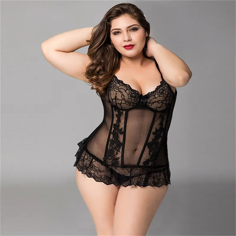 Women Sexy Plus Size Lingerie Babydoll Underwear Sexy Hot Erotic Lingerie Babydoll Sleepwear Transparente Sexy Porno Costume XXL
Women Sexy Plus Size Lingerie Babydoll Underwear Sexy Hot Erotic Lingerie Babydoll Sleepwear Transparente Sexy Porno Costume XXL