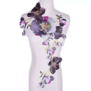 1pcs Large Flower Embroidery Applique Patches Sewing Lace Fabric Neckline collar trim Clothes Decor Wedding dress DIY Supplies
1pcs Large Flower Embroidery Applique Patches Sewing Lace Fabric Neckline collar trim Clothes Decor Wedding dress DIY Supplies