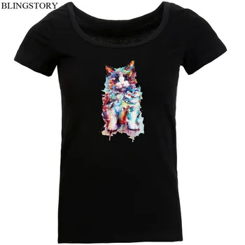BLINGSTORY Plus Size 5XL Women Summer Short Sleeve Round Neck Cotton T-shirt Harajuku Cat Print Summer Female Tee Tunic Tops
BLINGSTORY Plus Size 5XL Women Summer Short Sleeve Round Neck Cotton T-shirt Harajuku Cat Print Summer Female Tee Tunic Tops