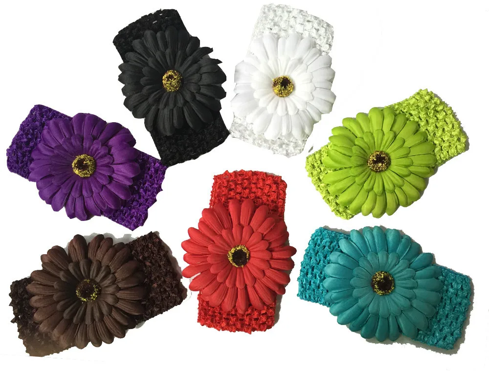 Hair Accessory queen Size 7X16CM SunFlower Headband Elastic Crochet Headwear Stretchy kids girl
Hair Accessory queen Size 7X16CM SunFlower Headband Elastic Crochet Headwear Stretchy kids girl