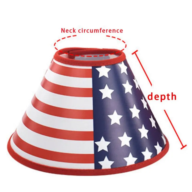 Pet Dog Cat American Flag Pattern Elizabeth Collar Wound Healing Protection Collars for Dog Protection Pet Medical Care Supplies
Pet Dog Cat American Flag Pattern Elizabeth Collar Wound Healing Protection Collars for Dog Protection Pet Medical Care Supplies