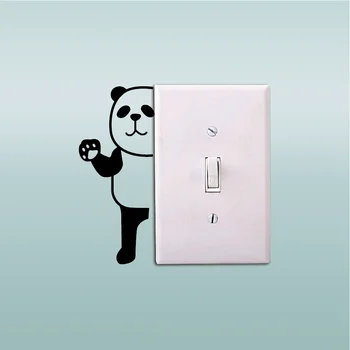 Panda-17 Cute Panda Waving Behind Light Switch Stciker Cartoon Animal Vinyl Wall Stickers Home Wallpaper
Panda-17 Cute Panda Waving Behind Light Switch Stciker Cartoon Animal Vinyl Wall Stickers Home Wallpaper