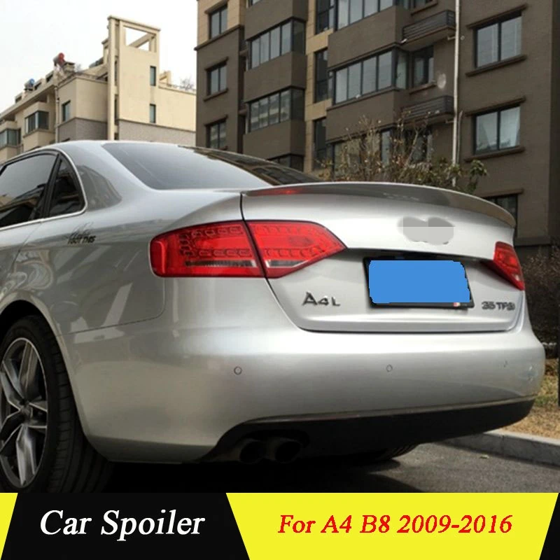 For Audi A4 B8 2009 2010 2011 2012 2013 2014 2015 2016 high quality ABS Plastic Rear Trunk Wing Spoiler
For Audi A4 B8 2009 2010 2011 2012 2013 2014 2015 2016 high quality ABS Plastic Rear Trunk Wing Spoiler