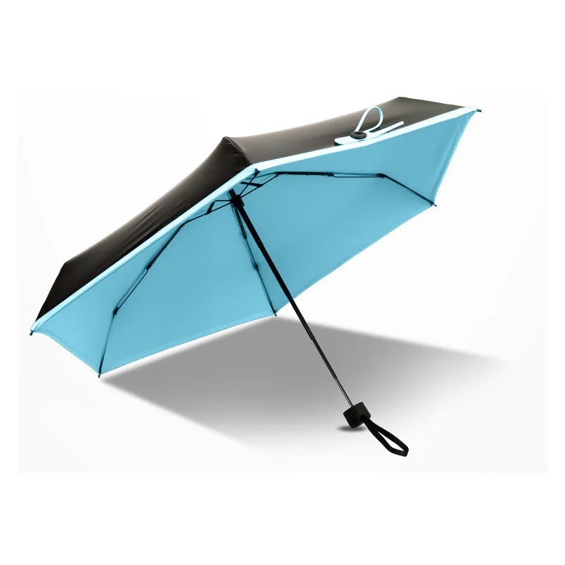 Black Coating Ultralight Five Folding Sun Umbrellas For Sunscreen Rain Gear Anti-UV Non Automatic Opaque Women Parasol
Black Coating Ultralight Five Folding Sun Umbrellas For Sunscreen Rain Gear Anti-UV Non Automatic Opaque Women Parasol