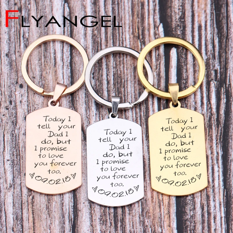 New Date Cuetomized Lettering Key Chains Today Tell Your Dad I Do But I Promise Love You Forever Too Keyring Stepdaughter Gift
New Date Cuetomized Lettering Key Chains Today Tell Your Dad I Do But I Promise Love You Forever Too Keyring Stepdaughter Gift