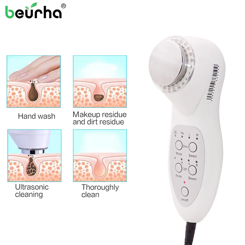 Ultrasonic 7 LED Color Skin Photon Rejuvenation Sonic Face Care Tightening Anti Aging Facial Lift Therapy Home Use SPA Massager
Ultrasonic 7 LED Color Skin Photon Rejuvenation Sonic Face Care Tightening Anti Aging Facial Lift Therapy Home Use SPA Massager
