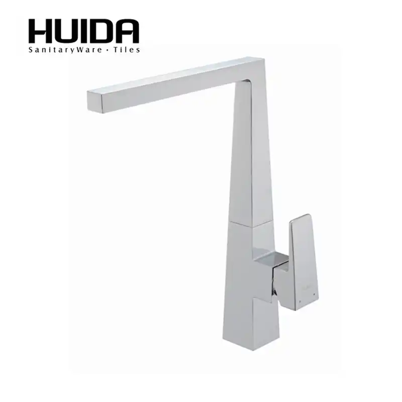 Huida Bathroom Brass Kitchen Faucet Contemporary Single Hole