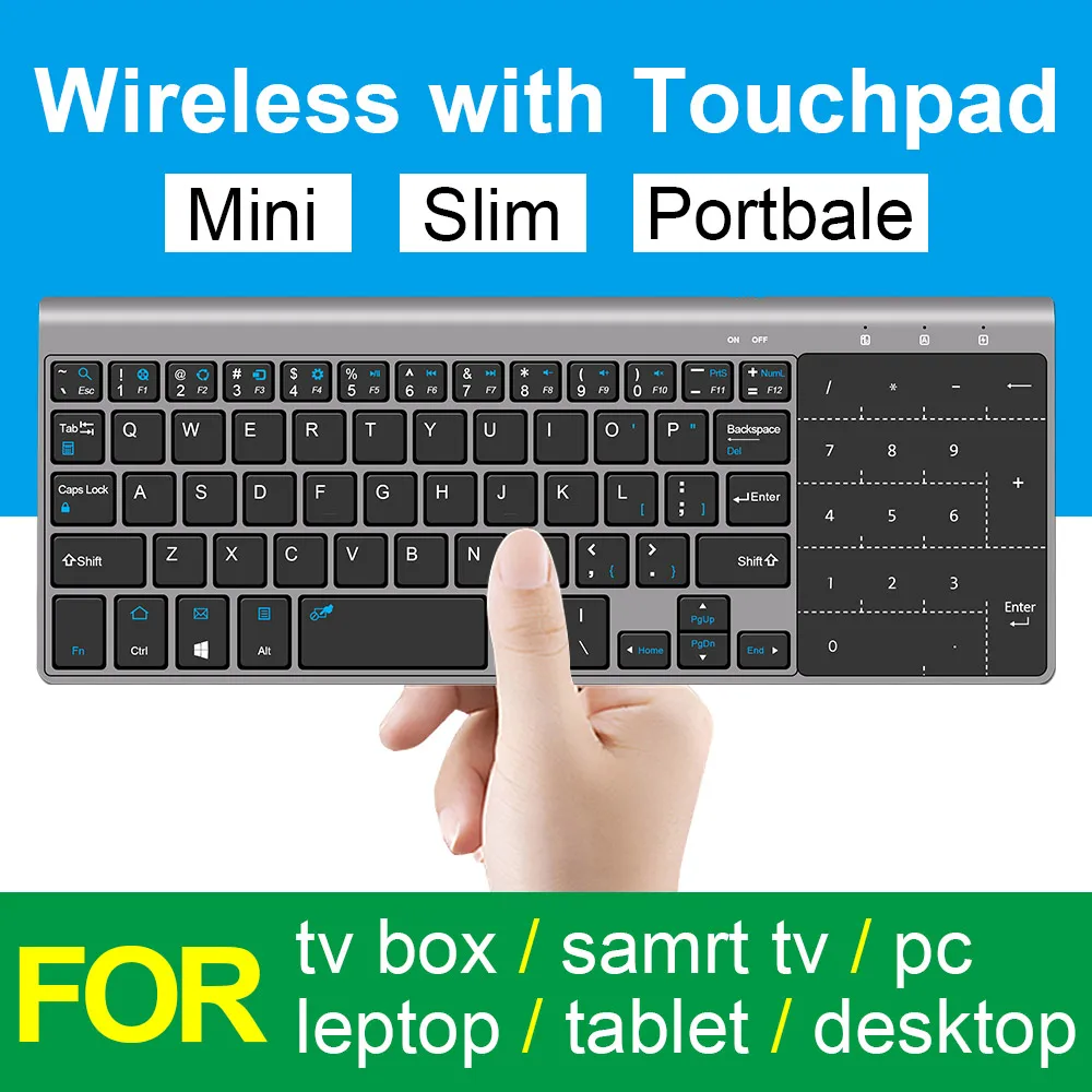 2.4G Mini Wireless Keyboard Touchpad Keyboard Spanish French Russian letters Stickers for Mac PC XP 7 10 Vista Android TV Box
2.4G Mini Wireless Keyboard Touchpad Keyboard Spanish French Russian letters Stickers for Mac PC XP 7 10 Vista Android TV Box