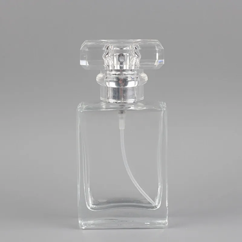 Фото 2ps 30ml Transparent Black Glass Empty Bottle Perfume Atomizer Spray Can Be Filled Box Travel Size Portable | Красота и здоровье