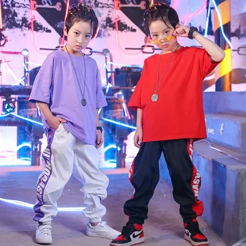Jazz Dance Costume Boys Girls Loose Street Dance Rave Outfit Hiphop Practice Wear Kids Performance Clothing Sport Clothes DC2224
Jazz Dance Costume Boys Girls Loose Street Dance Rave Outfit Hiphop Practice Wear Kids Performance Clothing Sport Clothes DC2224