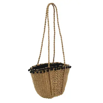 New Bohemian Beach Bag for Women Cute Handmade Straw Bags Summer Grass Handbags Drawstring Basket Bag Travel Tote
New Bohemian Beach Bag for Women Cute Handmade Straw Bags Summer Grass Handbags Drawstring Basket Bag Travel Tote