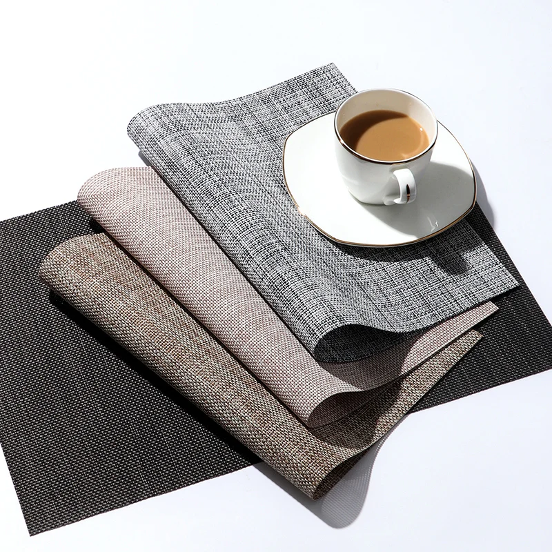 1PCS Placemats PVC Dining Table Mat Disc Bowl Pads Coasters Waterproof Table Cloth Pad Modern Non-slip Pad for free shipping
1PCS Placemats PVC Dining Table Mat Disc Bowl Pads Coasters Waterproof Table Cloth Pad Modern Non-slip Pad for free shipping