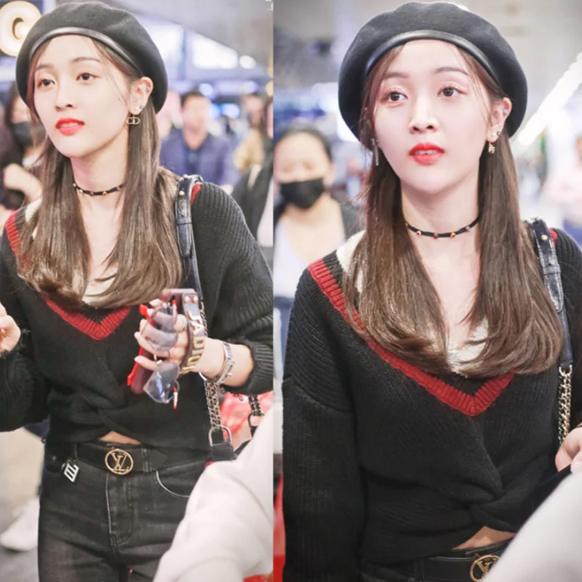 Wuxuanyimingxing's Spring 2019 Spring Women's Lazy Design High Waist Belly Button Sweater Short Black Sweater Women
Wuxuanyimingxing's Spring 2019 Spring Women's Lazy Design High Waist Belly Button Sweater Short Black Sweater Women
