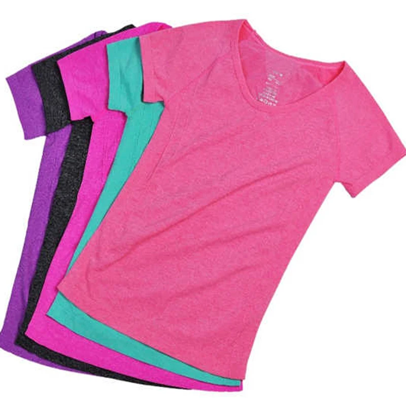 Women Quick Dry Sport Yoga Shirt Short Sleeve Breathable Exercises Running Yoga Top Gym Fitness Clothes Women's Sport T-Shirts
Women Quick Dry Sport Yoga Shirt Short Sleeve Breathable Exercises Running Yoga Top Gym Fitness Clothes Women's Sport T-Shirts