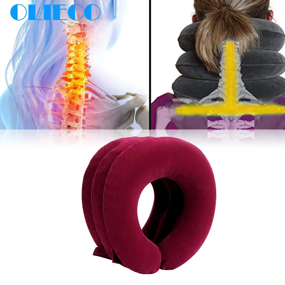 OLIECO Inflatable Cervical Vertebra Traction Soft Travel Neck Pain Release Tractor Neck Posture Correction Neck Stretching Brace
OLIECO Inflatable Cervical Vertebra Traction Soft Travel Neck Pain Release Tractor Neck Posture Correction Neck Stretching Brace