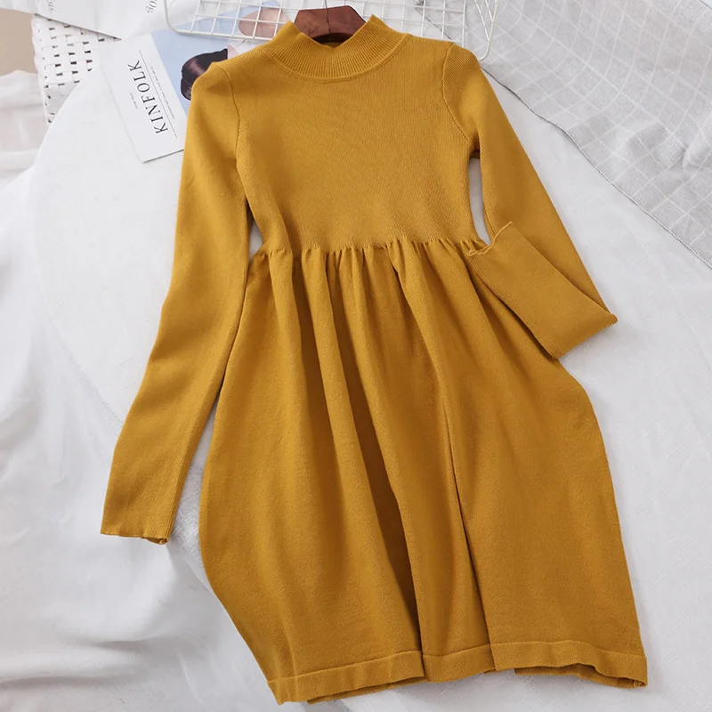 2018 new fashion women's sweater dresses, autumn and winter turrleneck pullover thick knit dress
2018 new fashion women's sweater dresses, autumn and winter turrleneck pullover thick knit dress