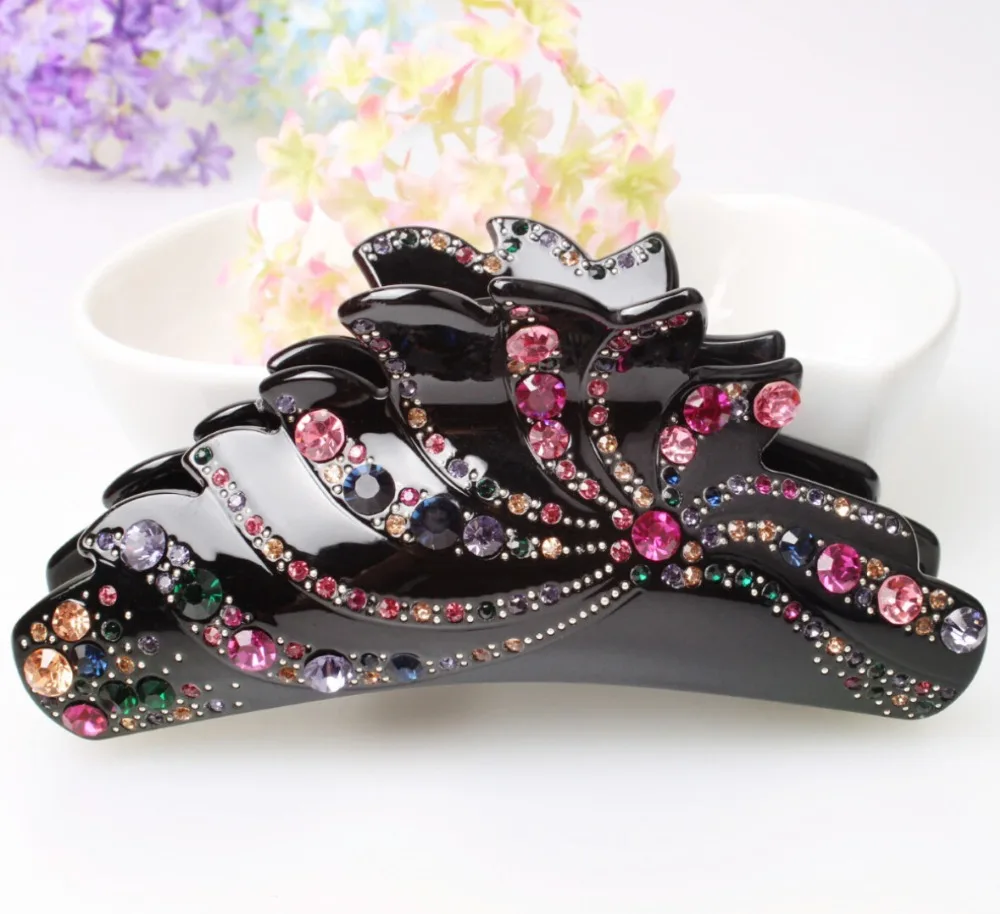 Top Quality large luxury rhinestone hair claw clip the shape of hand hair accessories for women fashion jewelry hot sale AA48
Top Quality large luxury rhinestone hair claw clip the shape of hand hair accessories for women fashion jewelry hot sale AA48