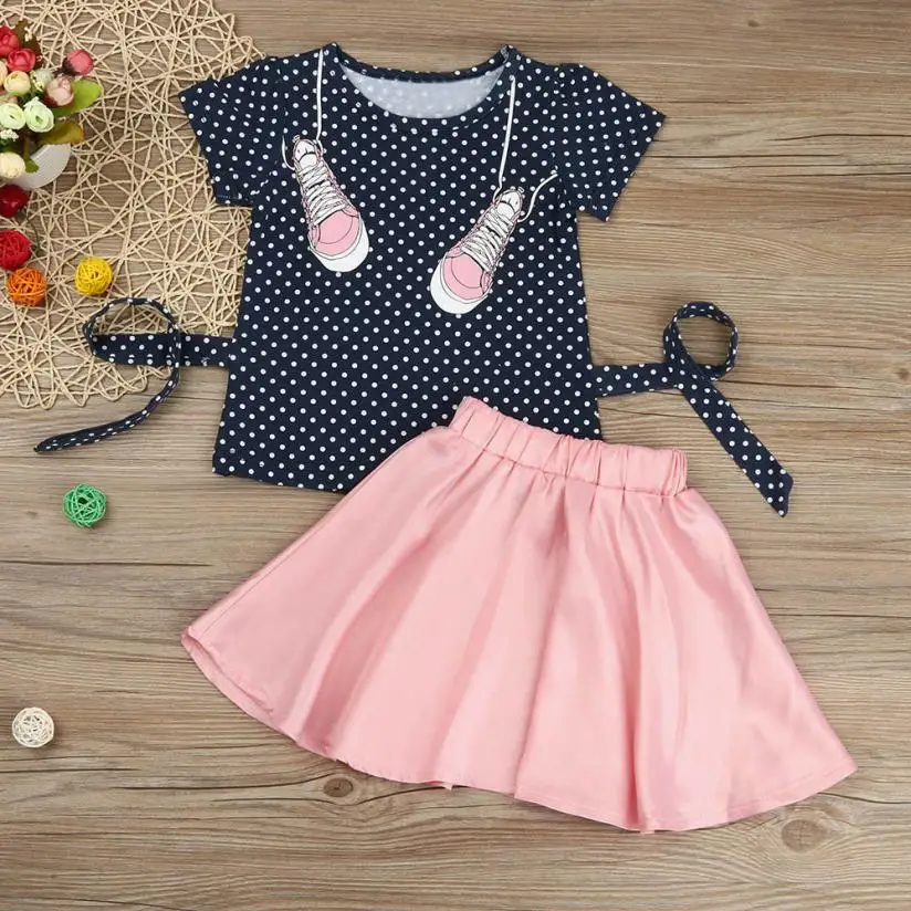 New fashion Toddler Kids Baby Girls Print Dot Shirt Tops+Skirt Dress Outfits Clothes Set sweet baby set lovely July26
New fashion Toddler Kids Baby Girls Print Dot Shirt Tops+Skirt Dress Outfits Clothes Set sweet baby set lovely July26
