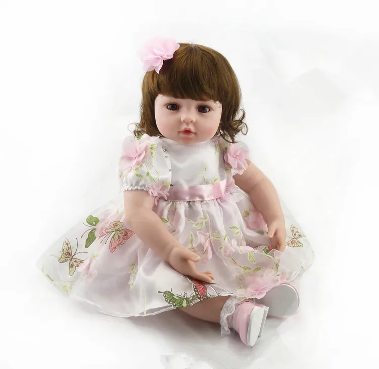 55cm Kawaii Silicone Reborn Baby Doll Toys Lifelike High-end Girls Brinquedos Birthday Gift Simulation Vinyl Princess Dolls Toy
55cm Kawaii Silicone Reborn Baby Doll Toys Lifelike High-end Girls Brinquedos Birthday Gift Simulation Vinyl Princess Dolls Toy