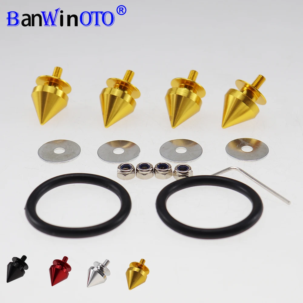 1 Set Universal Car Auto Spike Front Bumper Hatch Lids Quick Release Fasteners Nuts Bolt Alloy Aluminum for Most Car Truck
1 Set Universal Car Auto Spike Front Bumper Hatch Lids Quick Release Fasteners Nuts Bolt Alloy Aluminum for Most Car Truck