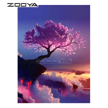 Diamond Painting Cross-Stitch Kits DIY Diamond Embroidery Purple tree sky Pictures Of Rhinestones Paintings By Numbers R2445
Diamond Painting Cross-Stitch Kits DIY Diamond Embroidery Purple tree sky Pictures Of Rhinestones Paintings By Numbers R2445