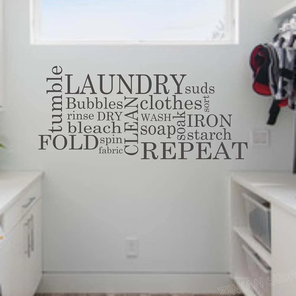 Laundry Vinyl Wall Decals Quote Waterproof Home Decor Subway Laundry Room Decor Vinyl Wall Art Stickers Creative Decal Z881
Laundry Vinyl Wall Decals Quote Waterproof Home Decor Subway Laundry Room Decor Vinyl Wall Art Stickers Creative Decal Z881