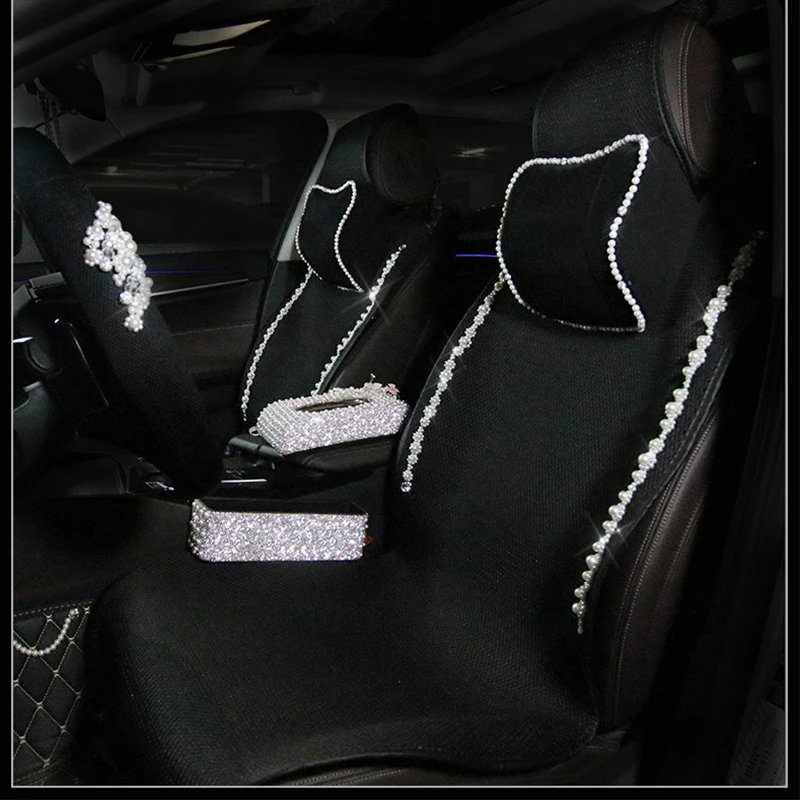 Car Seat support Cover Women Vehicle Cushion car Styling girl interior Accessories Pearl design (without pillows)
Car Seat support Cover Women Vehicle Cushion car Styling girl interior Accessories Pearl design (without pillows)