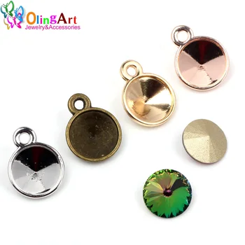OlingArt 5pcs 14mm silver plated /bronze/Gold/ Rose gold Pendant Round Jewelry interface size 12mm Charms DIY jewelry Making
OlingArt 5pcs 14mm silver plated /bronze/Gold/ Rose gold Pendant Round Jewelry interface size 12mm Charms DIY jewelry Making