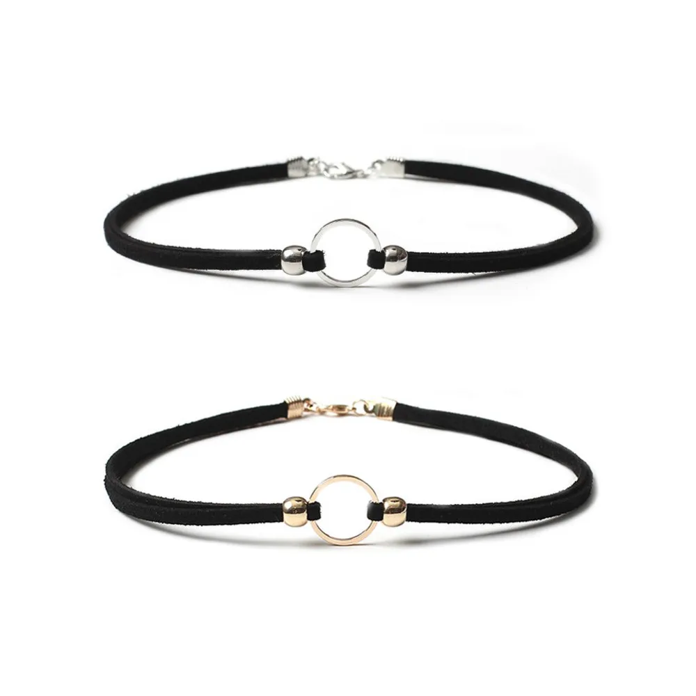 Doreen Box Simple Black Color Choker Necklace Set Velvet Satin Gold/Silver Metal Round Adjustable Size Women Fashion Jewelry,1PC
Doreen Box Simple Black Color Choker Necklace Set Velvet Satin Gold/Silver Metal Round Adjustable Size Women Fashion Jewelry,1PC
