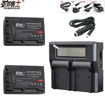2pc NP-FV50 NPFV50 NP FV50 Rechargeable Camera Battery + LCD Dual Quick Charger For SONY HDR XR550E XR350E CX550E CX350E CX1
2pc NP-FV50 NPFV50 NP FV50 Rechargeable Camera Battery + LCD Dual Quick Charger For SONY HDR XR550E XR350E CX550E CX350E CX1