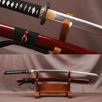Brandon Swords Real Japanese Samurai Katana 1060 Carbon Steel Bo-hi Blade Wave Hamon Full Tang Practice Sword Metal Home Decor
Brandon Swords Real Japanese Samurai Katana 1060 Carbon Steel Bo-hi Blade Wave Hamon Full Tang Practice Sword Metal Home Decor