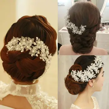 Bride Pearl Crystal Headpiece wedding accessories accessoires mariage flower hair comb fascinator wedding comb peigne mariage
Bride Pearl Crystal Headpiece wedding accessories accessoires mariage flower hair comb fascinator wedding comb peigne mariage