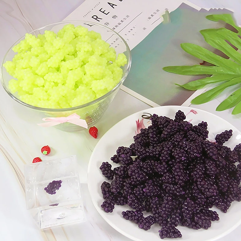 10 Pcs Mini Simulated Soft Fruit Grape DIY Accessories Slime Filler Supplies For Clear Fluffy Slime Gift Toy For Kids
10 Pcs Mini Simulated Soft Fruit Grape DIY Accessories Slime Filler Supplies For Clear Fluffy Slime Gift Toy For Kids