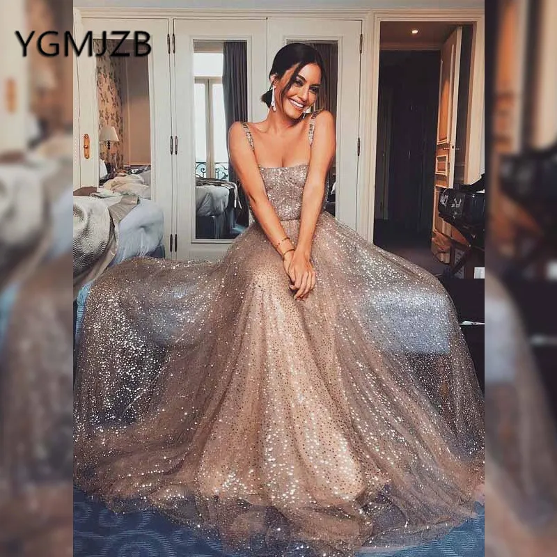 Sparkly Sequin Rose Gold Long Evening Dresses A-Line Prom Gown 2019 Elegant Women Formal Ceremony Prom Party Dress
Sparkly Sequin Rose Gold Long Evening Dresses A-Line Prom Gown 2019 Elegant Women Formal Ceremony Prom Party Dress