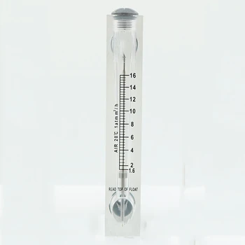 1.6-16m3/h 1/2" BSPT Male Thread PMMA Panel Type Gas Float Flowmeter Air Flow Meter Rotameter Without Control Valve
1.6-16m3/h 1/2" BSPT Male Thread PMMA Panel Type Gas Float Flowmeter Air Flow Meter Rotameter Without Control Valve